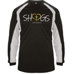 Sacred Heart Grade School Spirit Hook Long Sleeve T-shirt w/ White Heart Logo 