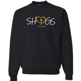 Sacred Heart Grade School Spirit Sweatshirt w/ White Heart Logo 