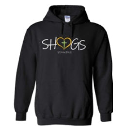 Sacred Heart Grade School Spirit Pullover Hoodie w/ White Heart Logo 