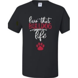 St. Anthony School Spirit Short Sleeve T-Shirt w/ Bulldog Life Logo 