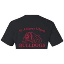 St. Anthony School Spirit Short Sleeve T-Shirt w/ Bulldog Life Logo 