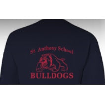 St. Anthony School Spirit Long Sleeve T-shirt w/ Bulldog Life Logo 