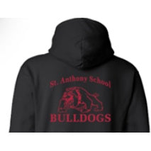 St. Anthony School Spirit Pullover Hoodie w/ Bulldog Life Logo 