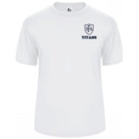 St. Francis of Assisi School Spirit Performance Short Sleeve T-shirt w/ Left Crest Titans Logo 