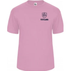 St. Francis of Assisi School Spirit Performance Short Sleeve T-shirt w/ Left Crest Titans Logo 