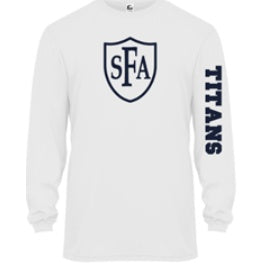 St. Francis of Assisi School Spirit Performance Long Sleeve T-shirt w/ Crest Logo 