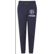 St. Francis of Assisi School Spirit Joggers w/ Left Crest Titan Logo 