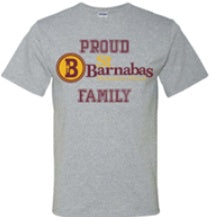 St. Barnabas Elementary School Spirit Short Sleeve T-Shirt w/ Proud Family Logo 