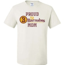 St. Barnabas Elementary School Spirit Short Sleeve T-Shirt w/ Proud Mom Logo 
