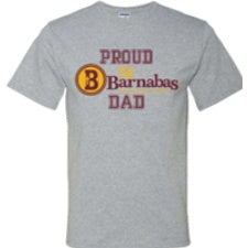 St. Barnabas Elementary School Spirit Short Sleeve T-Shirt w/ Proud Dad Logo 