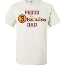 St. Barnabas Elementary School Spirit Short Sleeve T-Shirt w/ Proud Dad Logo 