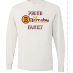 St. Barnabas Elementary School Spirit Long Sleeve T-shirt w/ Proud Family Logo 