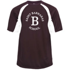 St. Barnabas Elementary School Spirit Hook Short Sleeve T-shirt w/ Full Front White "B" Logo 