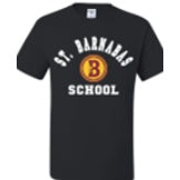 St. Barnabas Elementary School Spirit Short Sleeve T-Shirt w/ Gym Crest Logo 