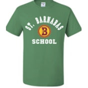 St. Barnabas Elementary School Spirit Short Sleeve T-Shirt w/ Gym Crest Logo 