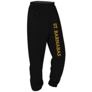 St. Barnabas Elementary School Spirit Sweatpants w/ School Name Logo 