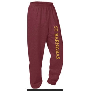 St. Barnabas Elementary School Spirit Sweatpants w/ School Name Logo 