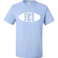 St. Eugene School Spirit Short Sleeve T-Shirt w/ Full Front SES Logo 