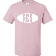 St. Eugene School Spirit Short Sleeve T-Shirt w/ Full Front SES Logo 