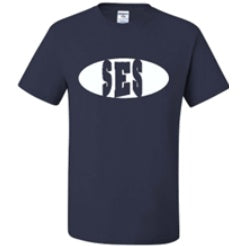 St. Eugene School Spirit Short Sleeve T-Shirt w/ Full Front SES Logo 