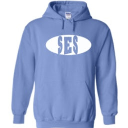 St. Eugene School Spirit Pullover Hoodie w/ Full Front SES Logo 