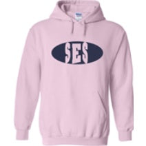 St. Eugene School Spirit Pullover Hoodie w/ Full Front SES Logo 